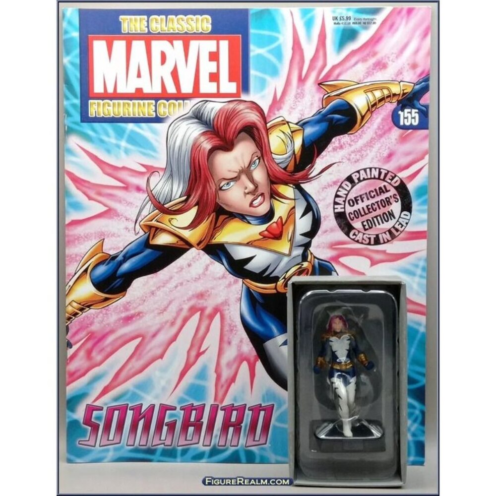 Eaglemoss 1:16 Classic Marvel Figurine w/Book:‎ Songbird #155
